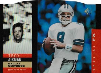 1995 SP - Holoviews Die Cuts #29 Troy Aikman Front
