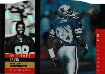 1995 SP - Holoviews Die Cuts #30 Michael Irvin Front