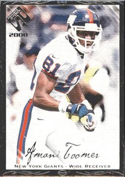 2000 Pacific Private Stock - Silver #65 Amani Toomer Front