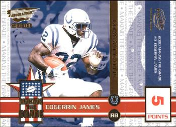 2000 Pacific Revolution - Making the Grade Red #9 Edgerrin James Front
