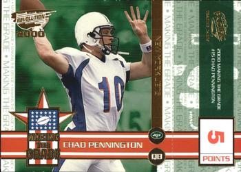 2000 Pacific Revolution - Making the Grade Red #15 Chad Pennington Front