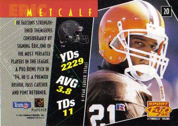 1995 Sportflix #20 Eric Metcalf Back