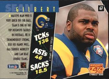1995 Sportflix #67 Sean Gilbert Back