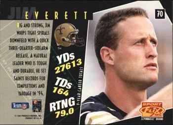 1995 Sportflix #70 Jim Everett Back