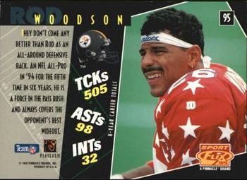 1995 Sportflix #95 Rod Woodson Back
