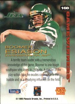 1995 Sportflix #168 Boomer Esiason Back