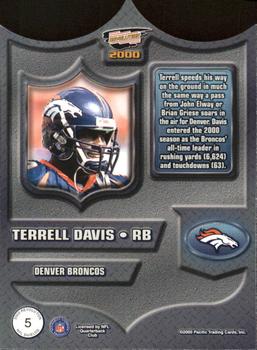 2000 Pacific Revolution - Shields #5 Terrell Davis Back