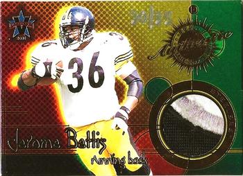2000 Pacific Vanguard - Game Worn Jersey Dual Patches #4 Jerome Bettis / Kordell Stewart Front