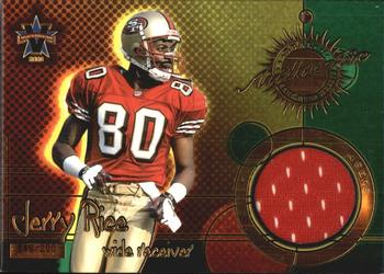 2000 Pacific Vanguard - Game Worn Jersey Duals #5 Jerry Rice / Randy Moss Front