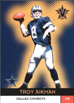 2000 Pacific Vanguard - Gold #80 Troy Aikman Front