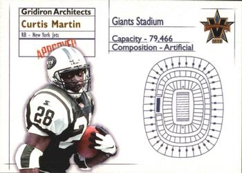 2000 Pacific Vanguard - Gridiron Architects #14 Curtis Martin Front