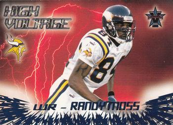 2000 Pacific Vanguard - High Voltage #21 Randy Moss Front