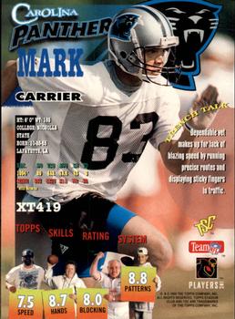 1995 Stadium Club #XT419 Mark Carrier Back