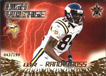 2000 Pacific Vanguard - High Voltage Gold #21 Randy Moss Front