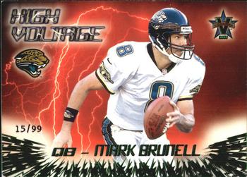 2000 Pacific Vanguard - High Voltage Green #16 Mark Brunell Front