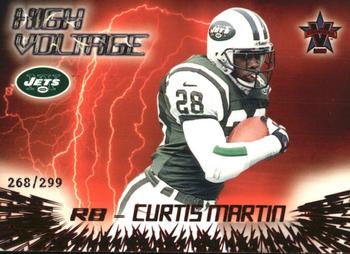 2000 Pacific Vanguard - High Voltage Red #23 Curtis Martin Front
