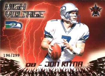 2000 Pacific Vanguard - High Voltage Red #32 Jon Kitna Front