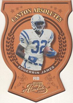 2000 Playoff Absolute - Canton Absolutes #CA 9 Edgerrin James Front