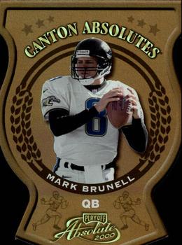 2000 Playoff Absolute #CA 10 Mark Brunell Front