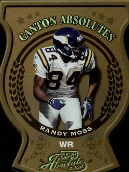 2000 Playoff Absolute - Canton Absolutes #CA 12 Randy Moss Front