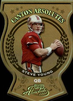 2000 Playoff Absolute - Canton Absolutes #CA 15 Steve Young Front