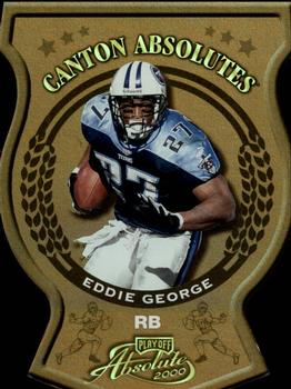 2000 Playoff Absolute - Canton Absolutes #CA 17 Eddie George Front