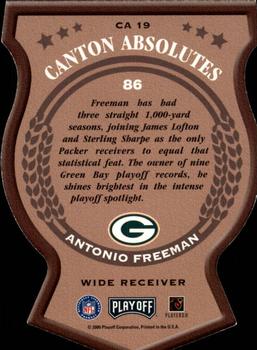 2000 Playoff Absolute - Canton Absolutes #CA 19 Antonio Freeman Back