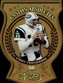 2000 Playoff Absolute - Canton Absolutes #CA 28 Vinny Testaverde Front