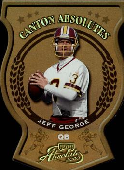 2000 Playoff Absolute - Canton Absolutes #CA 30 Jeff George Front