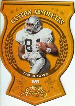 2000 Playoff Absolute - Canton Absolutes #CA 24 Tim Brown Front