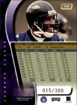 2000 Playoff Absolute - Coaches Honors #14 Shannon Sharpe Back