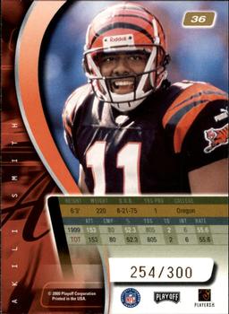2000 Playoff Absolute - Coaches Honors #36 Akili Smith Back