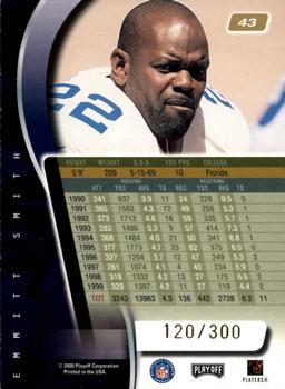 2000 Playoff Absolute - Coaches Honors #43 Emmitt Smith Back
