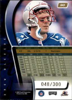 2000 Playoff Absolute - Coaches Honors #90 Drew Bledsoe Back