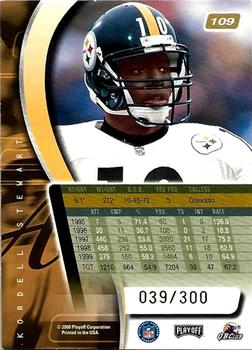 2000 Playoff Absolute - Coaches Honors #109 Kordell Stewart Back