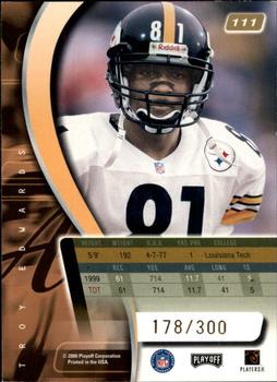 2000 Playoff Absolute - Coaches Honors #111 Troy Edwards Back