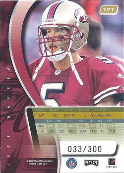 2000 Playoff Absolute - Coaches Honors #121 Jeff Garcia Back