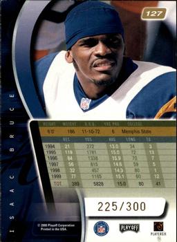 2000 Playoff Absolute - Coaches Honors #127 Isaac Bruce Back