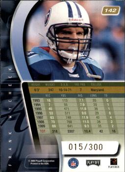 2000 Playoff Absolute - Coaches Honors #142 Frank Wycheck Back