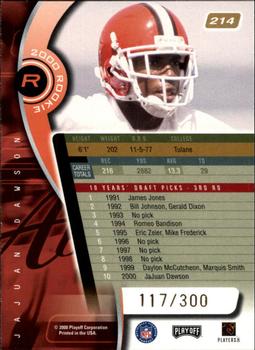 2000 Playoff Absolute - Coaches Honors #214 JaJuan Dawson Back