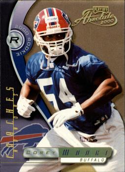 2000 Playoff Absolute - Coaches Honors #227 Corey Moore Front