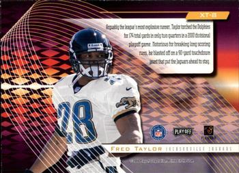 2000 Playoff Absolute - Extreme Team #XT-8 Fred Taylor Back
