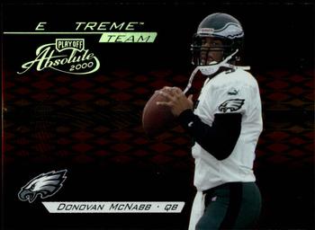 2000 Playoff Absolute - Extreme Team #XT-22 Donovan McNabb Front