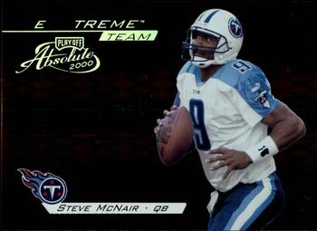 2000 Playoff Absolute - Extreme Team #XT-26 Steve McNair Front
