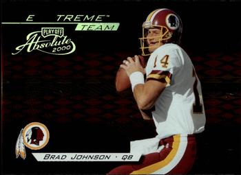 2000 Playoff Absolute - Extreme Team #XT-28 Brad Johnson Front