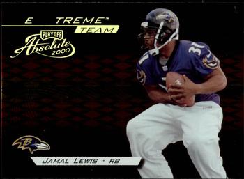 2000 Playoff Absolute - Extreme Team #XT-34 Jamal Lewis Front
