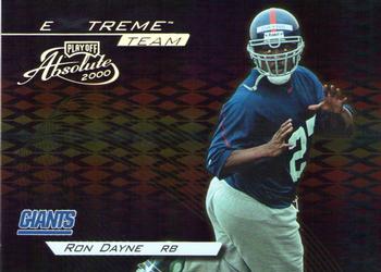 2000 Playoff Absolute - Extreme Team #XT-38 Ron Dayne Front