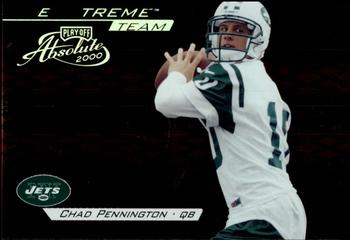 2000 Playoff Absolute - Extreme Team #XT-39 Chad Pennington Front