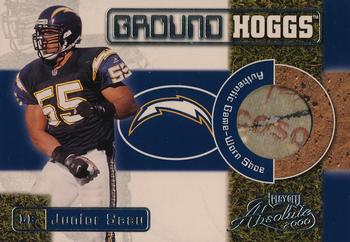 2000 Playoff Absolute - Ground Hoggs Shoe #GH-21 Junior Seau Front