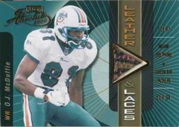 2000 Playoff Absolute - Leather and Laces #OM81 O.J. McDuffie Front